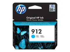 HP 912 - 2.93 ml - cyan - original blekkpatron - for Officejet 8010; Officejet Pro 8020
