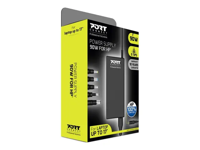 PORT Connect Universal Power Supply - Strømadapter AC 100-240 V 90...