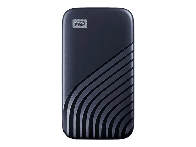 WD My Passport SSD WDBAGF0010BBL - kryptert 1 TB ekstern (bærbar) ...