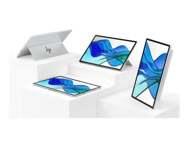 HP 514pn - Series 5 Pro - LED-skjerm 14" - portabel - 2560 x 1600 WQXGA @ 75 Hz - IPS - 400 cd/m² - 2000:1 - 7 ms - USB-C - sølvstativ 