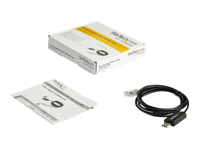 StarTech.com 6 ft (1.8 m) Cisco USB Console Cable - USB to RJ45 Ro...