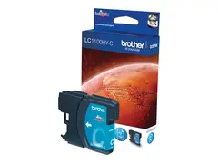 Brother LC1100HYC - Høy ytelse - cyan - original blekkpatron - for Brother DCP-6690CW; Justio MFC-5890CN