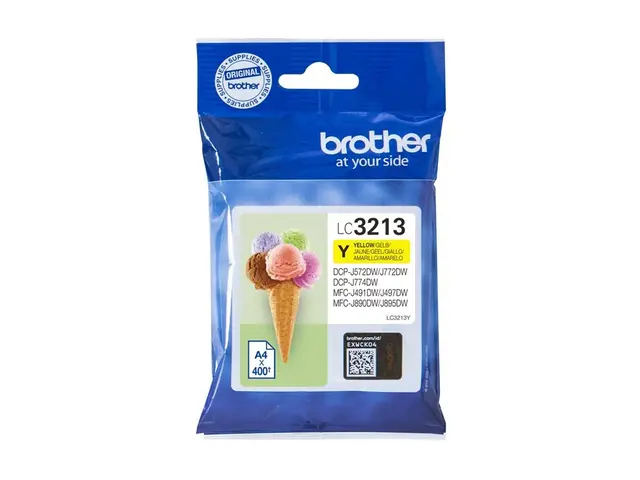 Brother LC3213Y - Gul - original - blekkpatron - for Brother DCP-J...