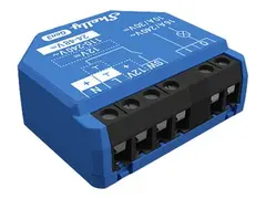 Shelly 1 Gen3 - Smartsvitsj - trådløs - 802.11b/g/n, Bluetooth 4.2 LE 2401 - 2483 Mhz, 2400 - 2483.5 Mhz - blå, svart (en pakke 2)