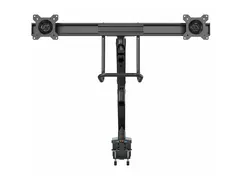 STARTECH DESK MOUNT DUAL MONITOR ARM SYNCED HEIGHT HEAVY DUTY