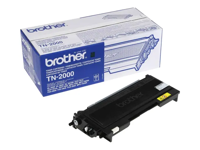 Brother TN2000 - Svart - original - tonerpatron - for Brother DCP-...