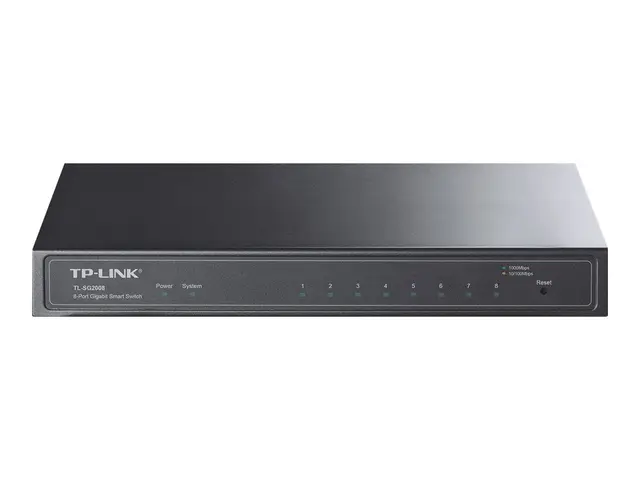TP-Link TL-SG2008 V4 - Switch Styrt 8 x 10/100/1000 stasjonær
