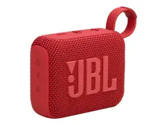 JBL Go 4 - Høyttaler - for bærbar bruk - trådløs Bluetooth - Appstyrt - 4.2 watt - rød