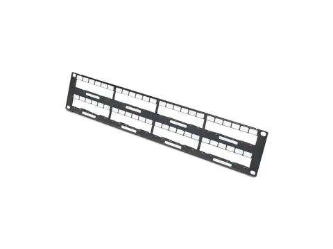 APC Data Distribution 2U Panel - Hus for patchpanel 2U - for P/N: AR106SH6, AR106VI, AR109SH4, AR109SH6, AR112SH4, AR112SH6, SCL400RMJ1U, SCL500RMI1UNC