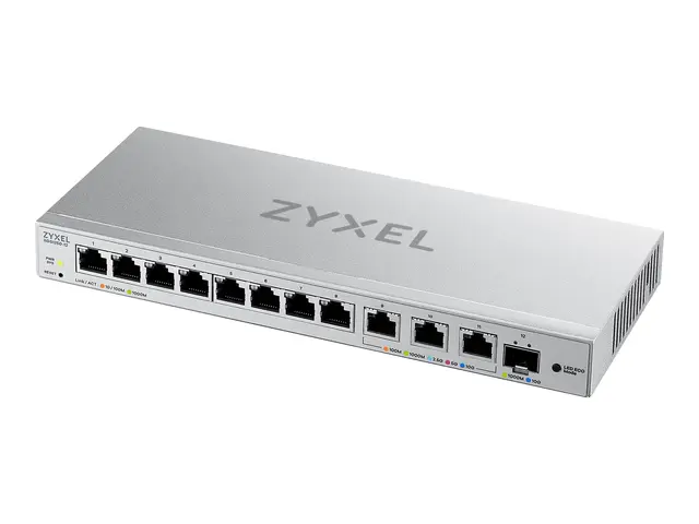 Zyxel XGS1250-12 - Switch Styrt 8 x 10/100/1000 + 3 1/2.5/5/10GBas...