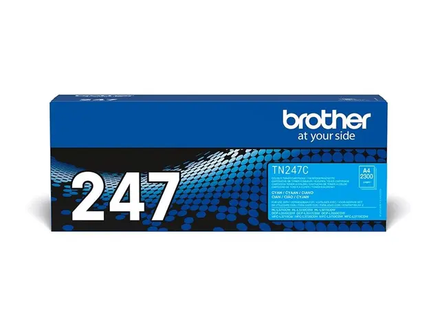 Brother TN247C - Cyan - original - tonerpatron - for Brother DCP-L...