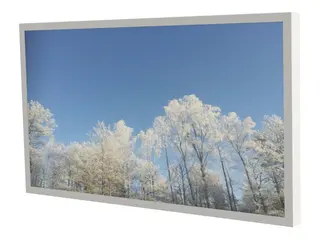 HI-ND - Monteringssett (hylster) for digitalsignerings-LCD-panel - landscape, with polycarbonate protection - metall - hvit - skjermst&#248;rrelse: 32&quot; - veggmonterbar