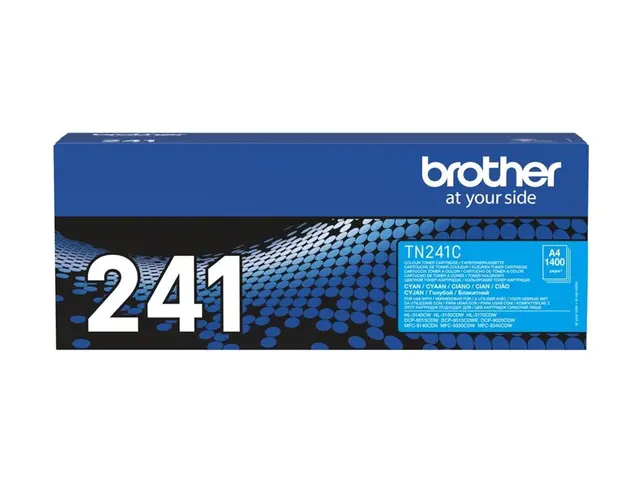 Brother TN241C - Cyan - original - tonerpatron - for Brother DCP-9...