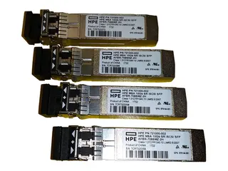 HPE MSA - SFP+ transceivermodul - 10GbE, iSCSI (en pakke 4)