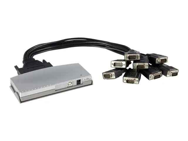 StarTech.com USB to Serial Adapter Hub - 8 Port DB9 (9-pin) FTDI R...
