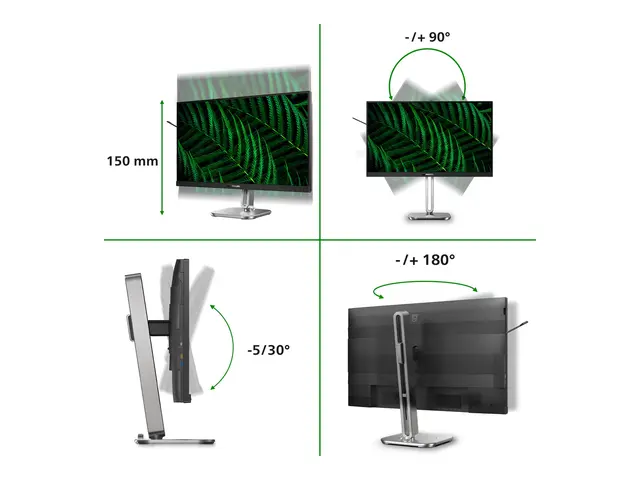 Philips 27B2G5601 - 5000 Series LED-skjerm USB 27" 2560 x 1440 QHD...