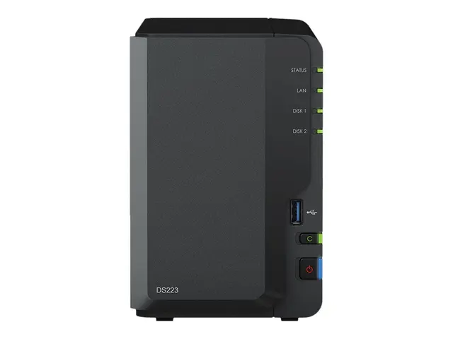 Synology Disk Station DS223 - NAS-server 2 brønner SATA 6Gb/s RAID...