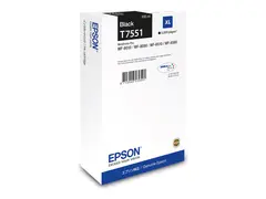 Epson T7551 - 100 ml - XL-størrelse - svart original - blekkpatron - for WorkForce Pro WF-8090, WF-8590