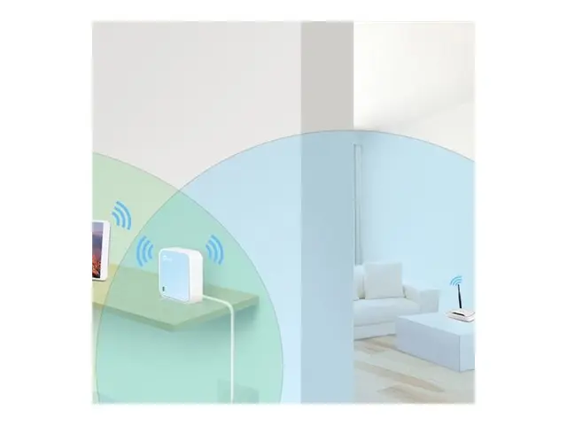 TP-Link TL-WR802N - Trådløs ruter 2,4 GHz