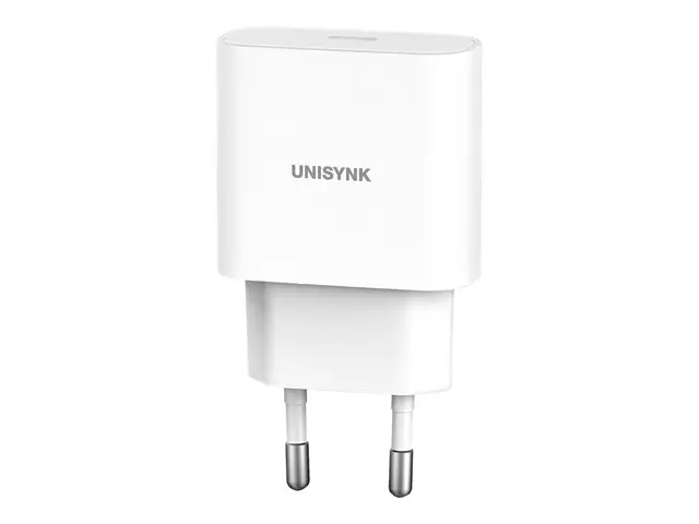 Unisynk Slim Wall Charger - Strømadapter 20 watt 3 A PD 3.0 (24 pi...
