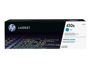 HP 410X - Høy ytelse - cyan - original LaserJet - tonerpatron (CF411X) - for Color LaserJet Pro M452, MFP M377, MFP M477