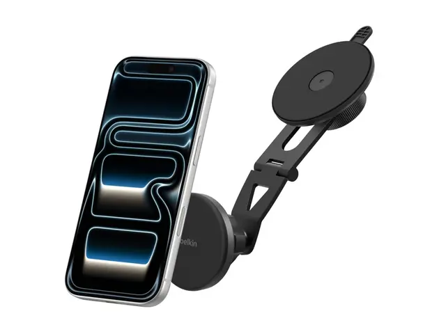 Belkin BoostCharge - Trådløs ladeholder for bil - magnetisk - (wir...