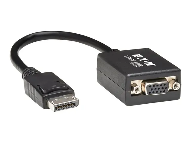 Eaton Tripp Lite Series 6in DisplayPort to VGA Adapter Active Conv...
