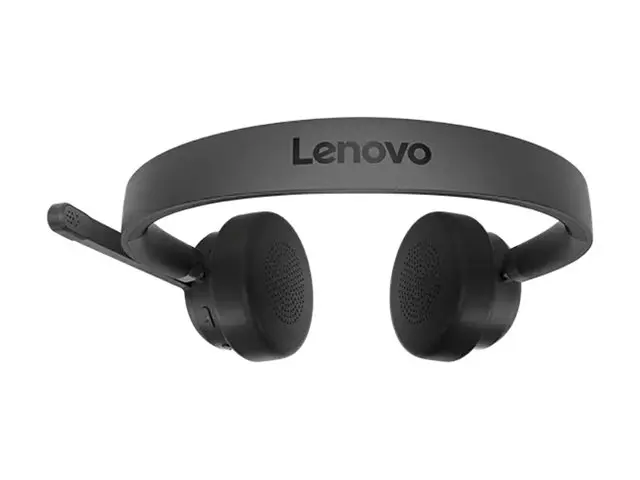 Lenovo - Hodesett on-ear trådløs svart