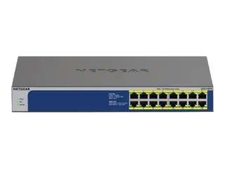 NETGEAR GS516PP - Switch - ikke-styrt - 16 x 10/100/1000 (PoE+) stasjon&#230;r, rackmonterbar - PoE+ (260 W)
