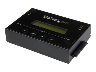 StarTech 11 Standalone Hard Drive Duplicator with Disk Image Library Manager For Backup &amp; Restore, Store Several Images on one 2.53.5 SATA Drive, HDDSSD Cloner, No PC Required TAA Compliant - harddisk-duplekser