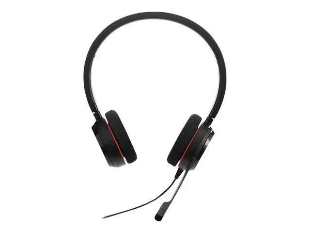 Jabra Evolve 20 UC stereo - Hodesett on-ear kablet USB-C, USB-A ly...
