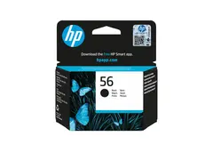 HP 56 - 19 ml - svart - original - blekkpatron for Deskjet 450, 55XX; Officejet 6110; Photosmart 7150, 7350, 7550; psc 21XX, 2210