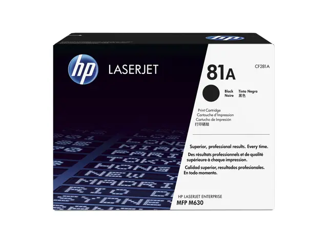 HP 81A - Svart original LaserJet tonerpatron (CF281A) for Enterpri...