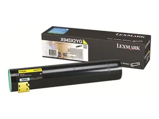 Lexmark - Høy ytelse - gul - original tonerpatron LCCP - for Lexmark X940e, X940e Page Plus Solution, X945e, X945e Page Plus Solution