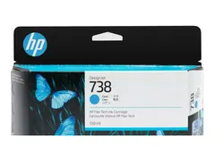 HP 738 - 130 ml - cyan - original - DesignJet blekkpatron - for DesignJet T950