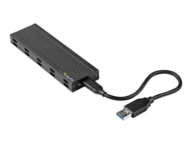 Startech USB-C 10Gbps to M.2 NVMe or SATA SSD Enclosure, External ...