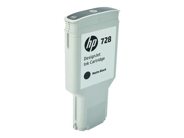 HP 728 - 300 ml - matt svart - original - DesignJet - blekkpatron ...