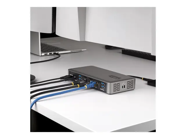 Startech - dokkingstasjon - USB-C 3.2 Gen 2 - 2 x HDMI, 2 x DP - 1GbE