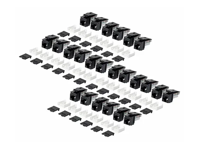 Startech - Trapes-jakk - 90°, 110 punch down - CAT 6 - UTP - RJ-45...