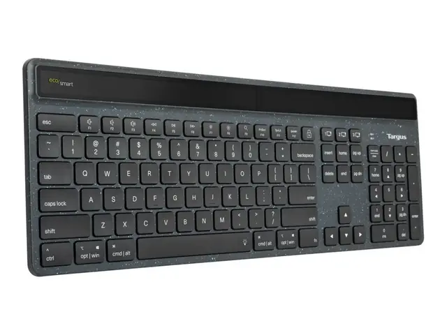Targus EcoSmart - Tastatur bærekraftig energiutvinning bakteriedre...