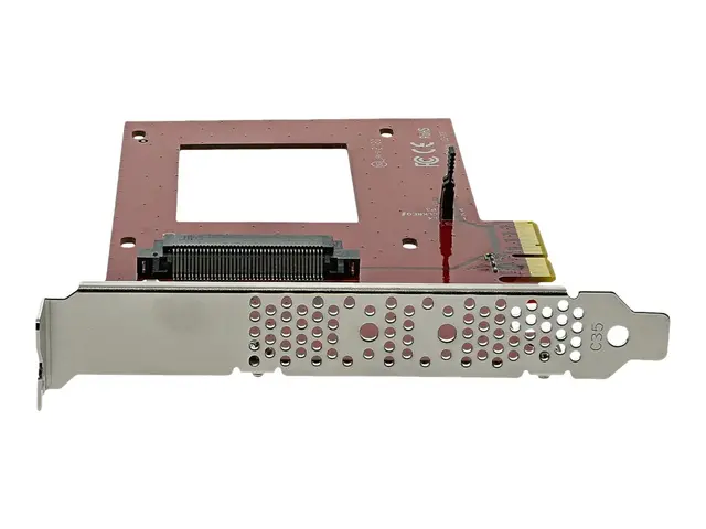 StarTech.com U.2 to PCIe Adapter - x4 For 2.5" NVMe SSD SFF-8639 d...
