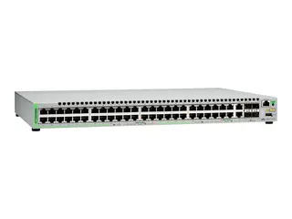 Allied Telesis CentreCOM AT-GS948MX - Switch Styrt - 48 x 10/100/1000 + 2 x kombo-Gigabit SFP + 2 x 10 Gigabit SFP+ - stasjonær, rackmonterbar