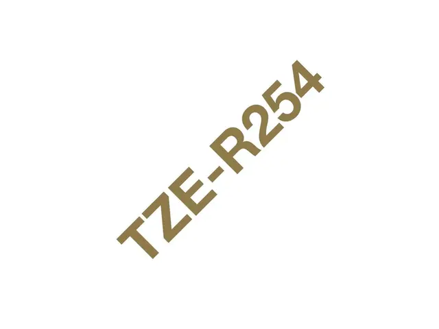 Brother TZe-R254 - Blank - gull på hvitt - Rull (2,4 cm x 4 m) 1 k...