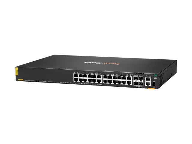 HPE Aruba 6200F 24G Class4 PoE 4SFP+ 370W Switch - Max. Stacking D...