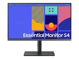 Samsung S24C432GAU - C432 Series LED-skjerm - 24" - 1920 x 1080 Full HD (1080p) @ 100 Hz - IPS - 250 cd/m² - 1000:1 - 4 ms - HDMI, VGA, DisplayPort - svart