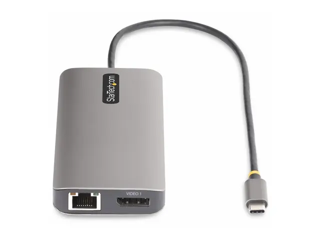 StarTech.com USB-C Triple-Monitor Multiport Adapter, HDMI/DP/Card ...