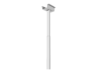HI-ND Ceiling Mount and Telescope Pipe Monteringssett (takmontering, teleskopstang) - metall - hvit - for P/N: CC4615-0101-01, CC5012-0101-01, CC5012-5001-01, CC7511-5001-01, CC7512-5001-01