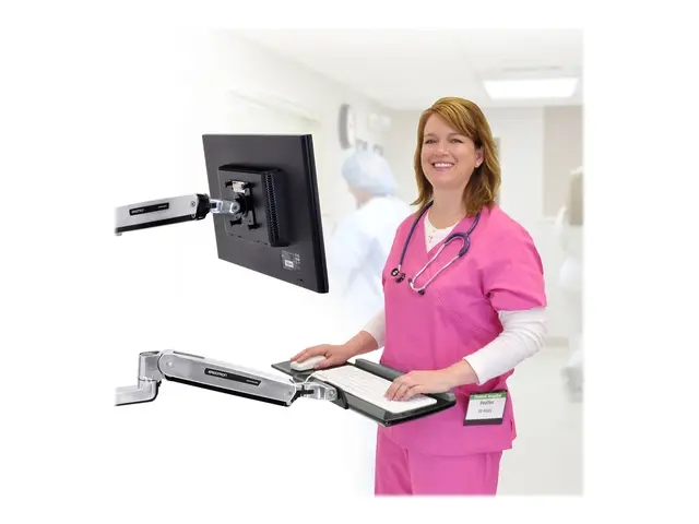 Ergotron LX - Monteringssett (sitte-stå-arm, utvidelse, sokkel, ta...