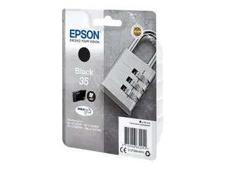 Epson 35 - 16.1 ml - svart - original - blister blekkpatron - for WorkForce Pro WF-4720, WF-4720DWF, WF-4725DWF, WF-4730, WF-4730DTWF, WF-4740, WF-4740DTWF