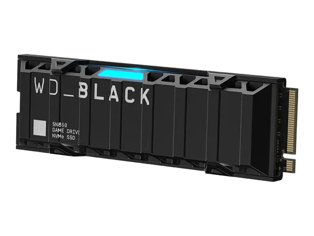 WD Black SN850 NVMe SSD WDBBKW0010BBK - 1 TB intern M.2 2280 PCIe ...